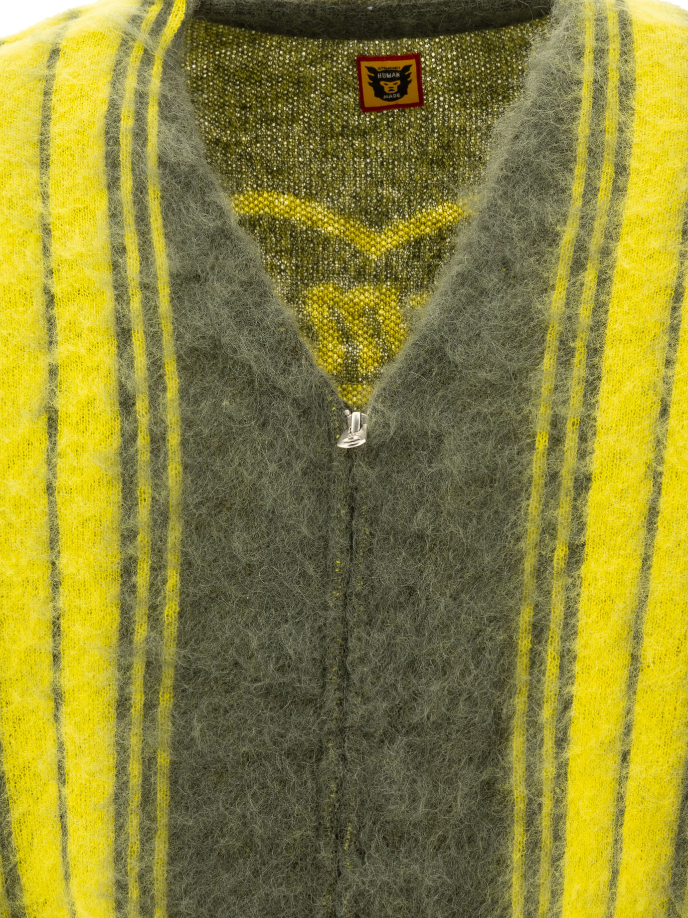 HUMAN MADE Green Zip-up cardigan